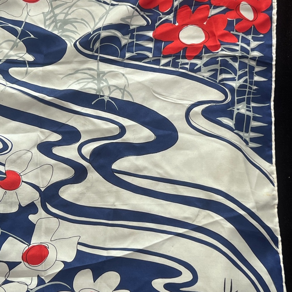 Vera Neumann Silk Floral Scarf